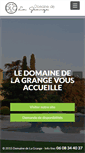 Mobile Screenshot of domainedelagrange.com